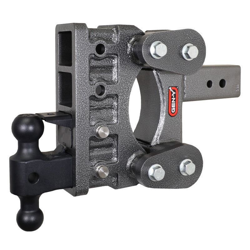 GEN-Y Hitch Gen-Y The Boss Torsion-Flex 3in Shank 6in Drop 32K Hitch w/GH-0161 Dual-Ball/GH-0162 Pintle Lock