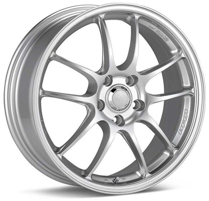 Enkei PF01 17x9 5x114.3 48mm Offset 75mm Bore Diameter Silver Wheel
