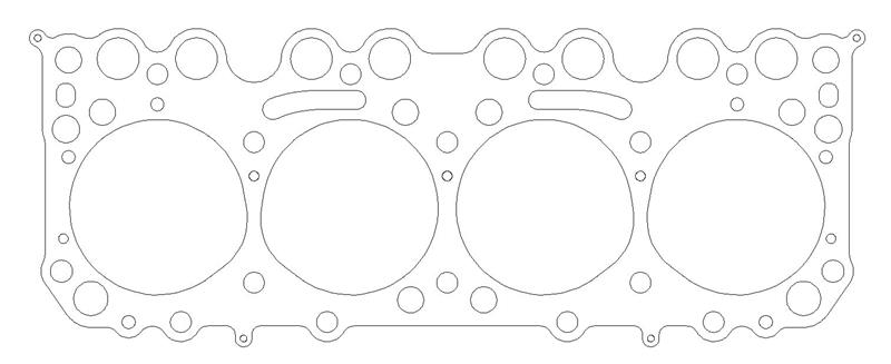 Cometic Gasket Cometic Oldsmobile 370/371 Gen1 Rocket V8 .060in MLS Cyl Head Gasket-4.190in Bore-J-2 Golden Rocket