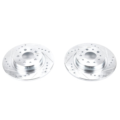 PowerStop Power Stop 14-19 Fiat 500L Rear Evolution Drilled & Slotted Rotors - Pair
