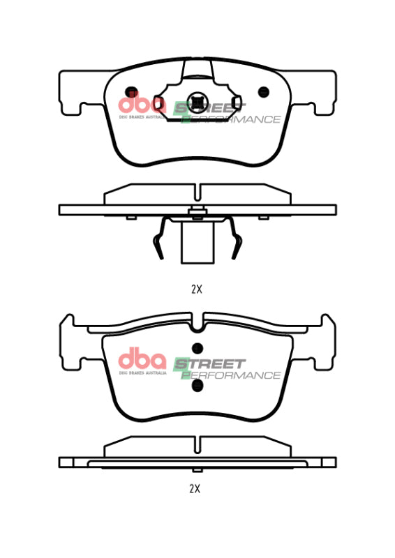 DBA 12-15 BMW 320i SP Performance Front Brake Pads