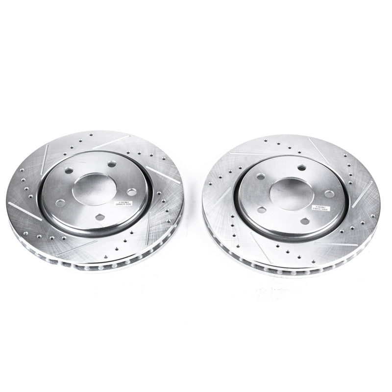 PowerStop Power Stop 08-16 Chrysler Town & Country Front Evolution Drilled & Slotted Rotors - Pair