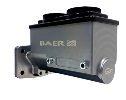 Baer Brakes Mopar 1in Bore Remaster 4-Bolt Right Port Master Cylinder Assembly - Gray
