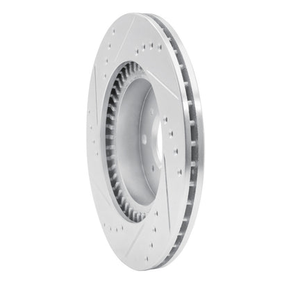 R1 Concepts R1 87-90 Acura Legend Front Right Drilled & Slotted Silver Brake Rotor