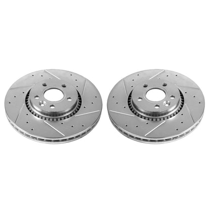 PowerStop Power Stop 08-15 Land Rover LR2 Front Evolution Drilled & Slotted Rotors - Pair