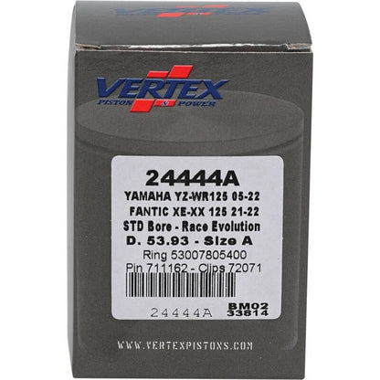 Vertex Pistons Vertex Piston 21-23 Fantic Motor XE 125 125cc Cast Race Evolution Piston Kit