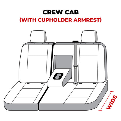 Covercraft 07-13 GMC Sierra/Silverado Carhartt SeatSaver Custom Second Row Seat Covers - Brown