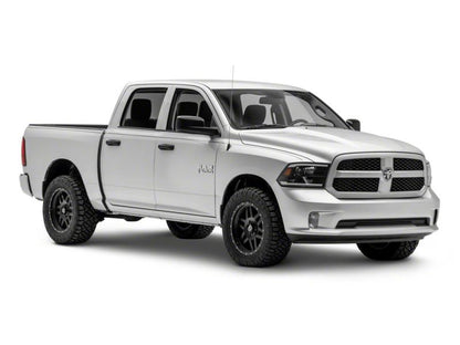 Raxiom 09-18 Dodge RAM 1500/2500/3500 Axial Series Headlights w/ LED Bar- Black Housing (Clear Lens)