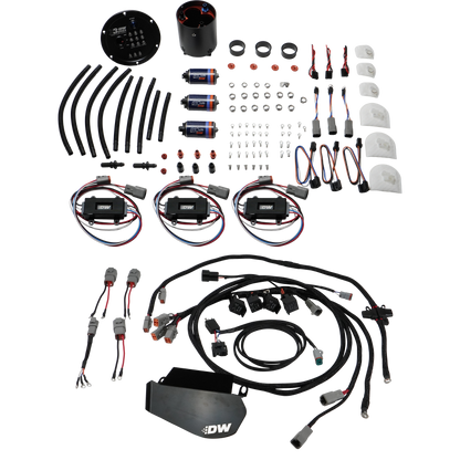 DeatschWerks 09-24 Nissan GT-R X3 Triple Pump Module w/ Triple DW810 Pumps/Controllers/PNP Harness