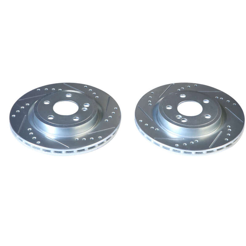 PowerStop Power Stop 14-19 Mercedes-Benz CLA250 Rear Evolution Drilled & Slotted Rotors - Pair