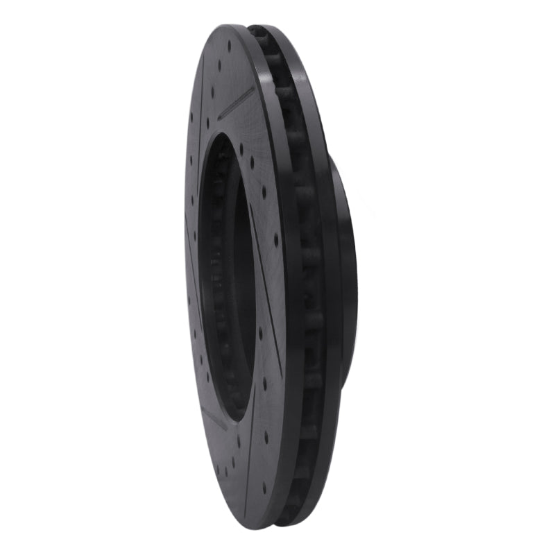 R1 Concepts R1 16-23 Mercedes-Benz Metris Front Right Drilled & Slotted Black Brake Rotor