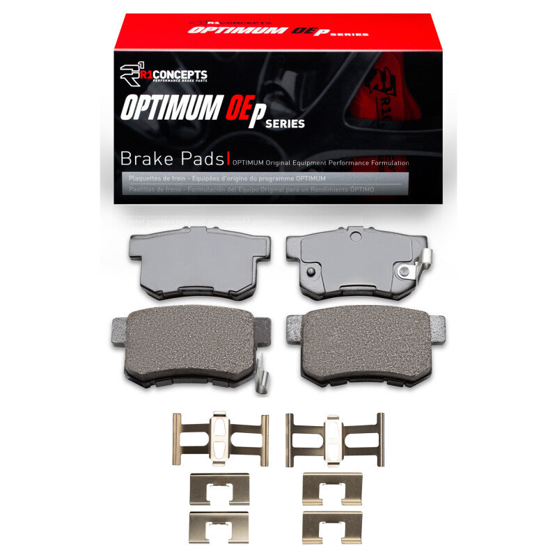 R1 Concepts R1 99-04 Acura RL Rear Optimum OE Pads & Hardware Kit