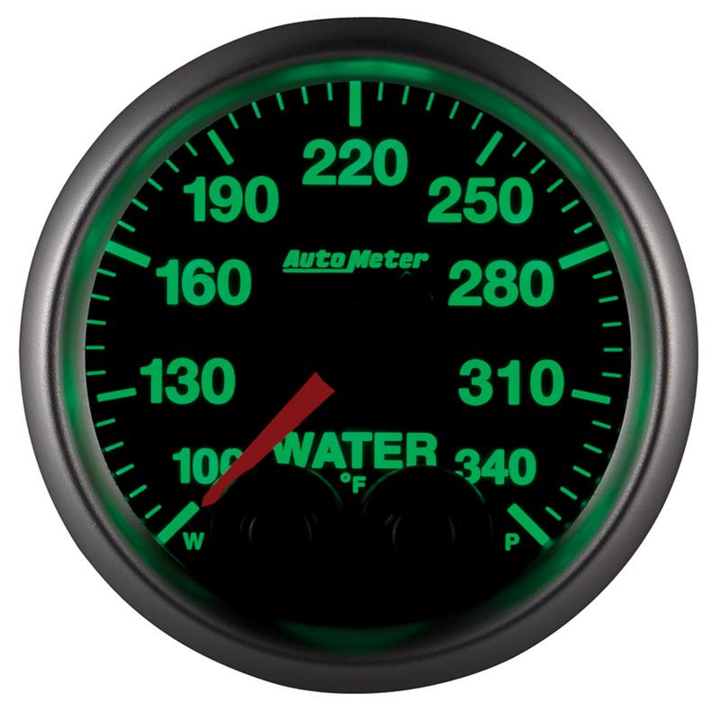 Autometer Elite 52mm 100-340 Deg F Water Temperature Peak and Warn Gauge w/ Electronic Control