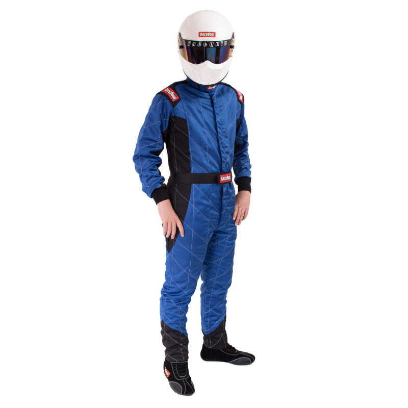 RaceQuip Blue Chevron-5 Suit SFI-5 - M Tall