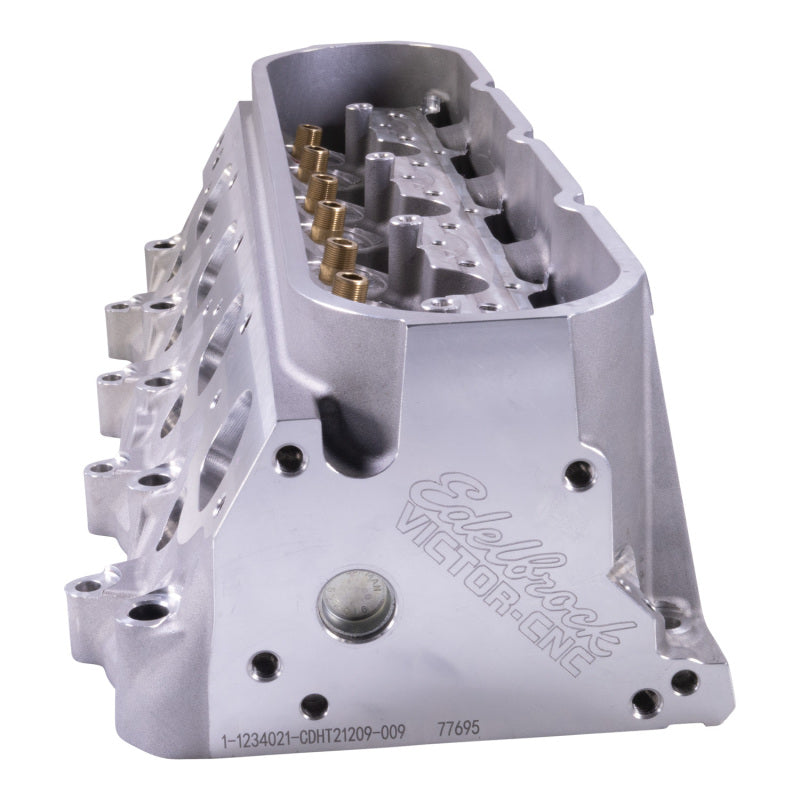Edelbrock Victor CNC GM LS7 12 Degree 6-Bolt Cylinder Head, 307cc, .220in Int Port, Copper Seat