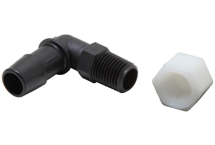 K&N Engineering K&N Air Filter Vent Kit - White - 90 Degree Plastic 0.50in Flange 1.75in H 1.75in L