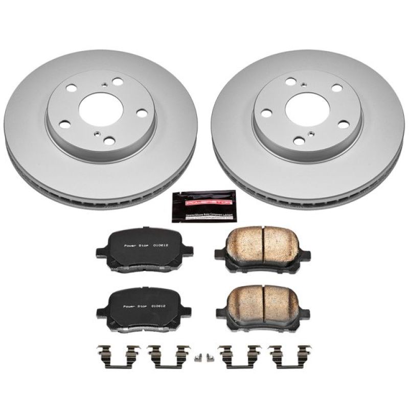 PowerStop Power Stop 97-01 Lexus ES300 Front Z17 Evolution Geomet Coated Brake Kit