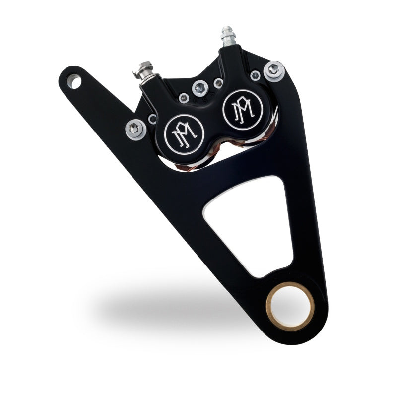 Performance Machine Front 4 Piston Caliper and Bracket - Contrast Cut