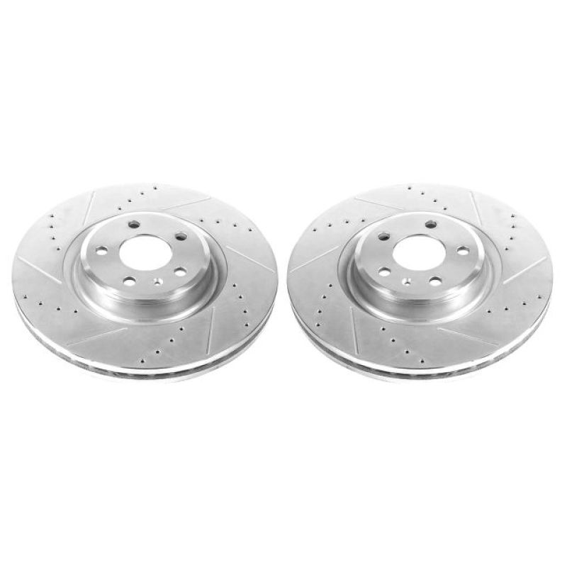 PowerStop Power Stop 14-18 Audi A6 Front Evolution Drilled & Slotted Rotors - Pair