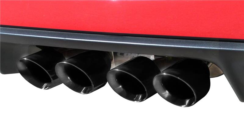 CORSA Performance Corsa 2005-2007 Chevrolet Corvette C6 6.0L V8 Black Xtreme Axle-Back Exhaust