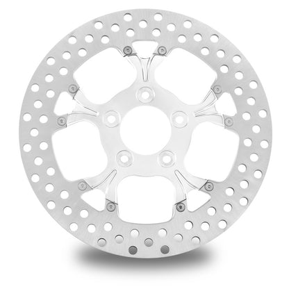 Performance Machine Disc/Carr 11.8 Galaxy Rear Right - Chrome