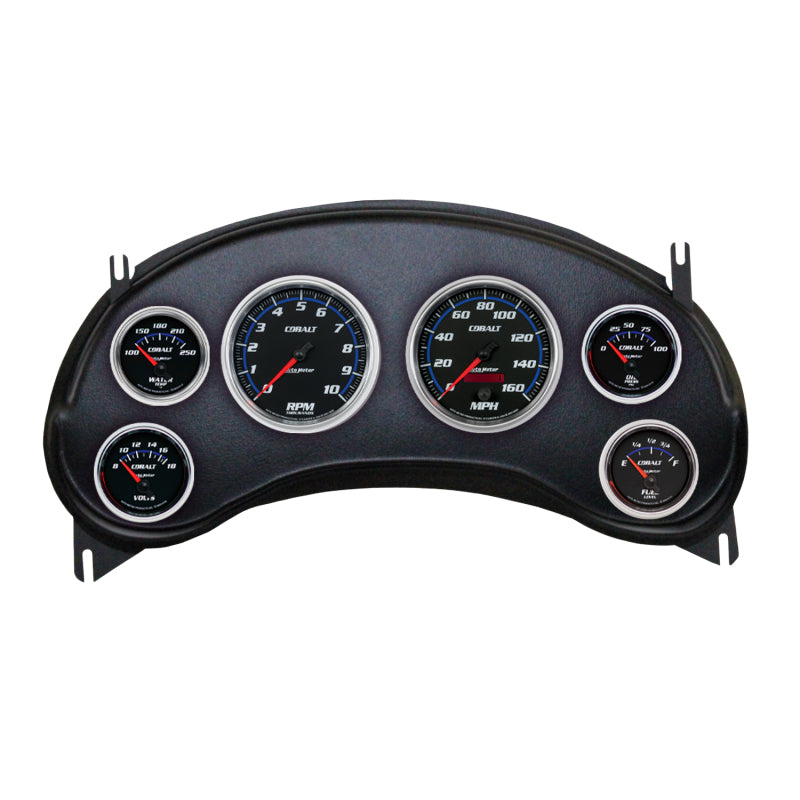 Autometer Designer Black Direct Fit Dash Kit 98-04 Chevy S10 Truck (2 x 3-3/8in. / 4 x 2-1/16in.)