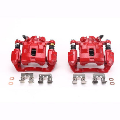 PowerStop Power Stop 2005 Subaru Legacy Rear Red Calipers w/Brackets - Pair