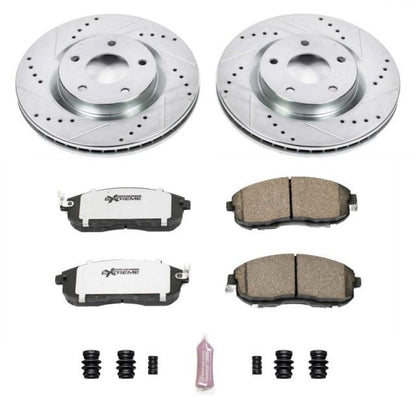 PowerStop Power Stop 07-12 Nissan Sentra Front Z26 Street Warrior Brake Kit