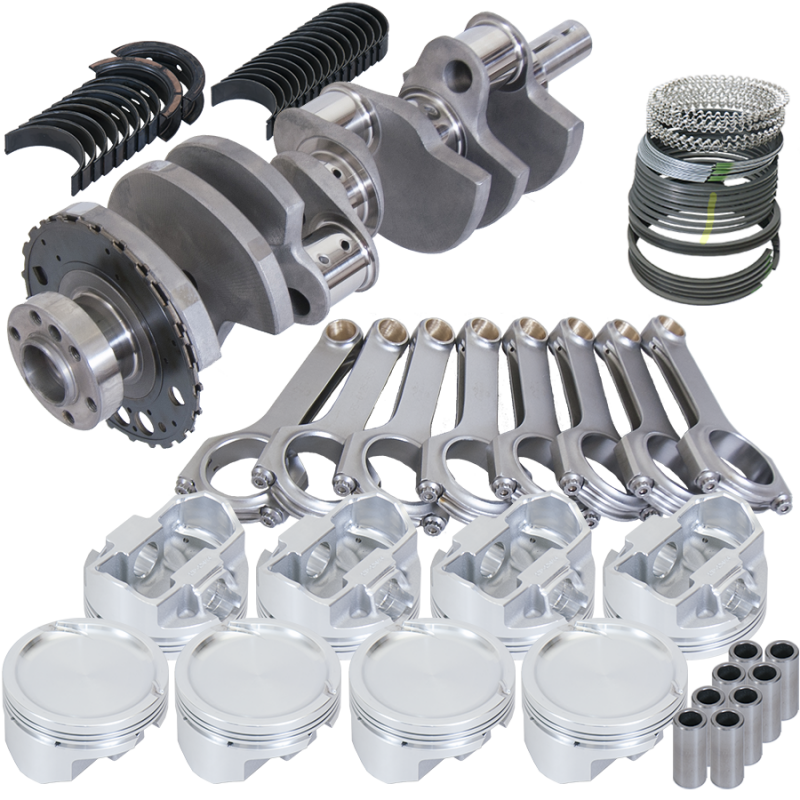 Eagle Chevy LS 4.8/5.3 4.000in Crank 24 Tth Rlctor 6.125in H-Beam 3.810in Pistons Rotating Assembly