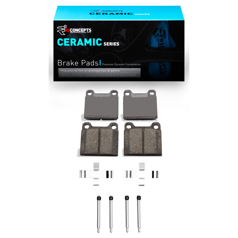 R1 Concepts R1 63-65 Porsche 356 Front Ceramic Pads & Hardware Kit