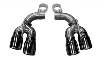 CORSA Performance Corsa 2017-24 Chevy Camaro ZL1 2.75in Inlet / 4.0in Outlet Black PVD Tip Kit (For Corsa ExhaustOnly)