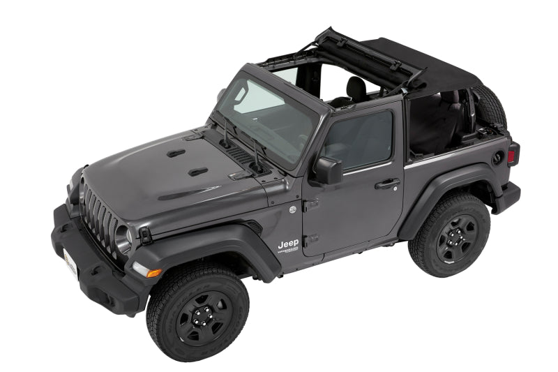 Bestop 18-26 Jeep Wrangler JL 2-Door Trektop (Premium Black Twill)