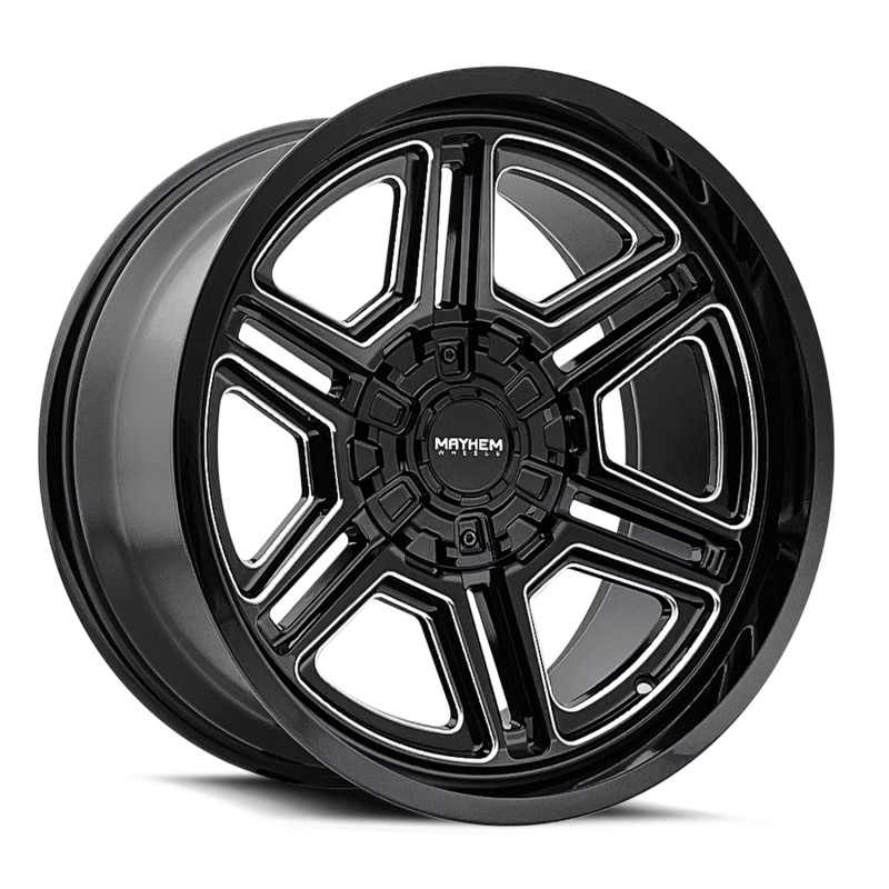 Mayhem 8117 Hermosa 20x10 / 8x170 BP / -25mm Offset / 125.2mm Hub Black/Milled Wheel
