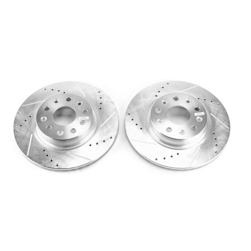 PowerStop Power Stop 2018 Jeep Wrangler Front Evolution Drilled & Slotted Rotors - Pair
