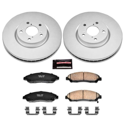 PowerStop Power Stop 07-13 Acura MDX Front Z17 Evolution Geomet Coated Brake Kit