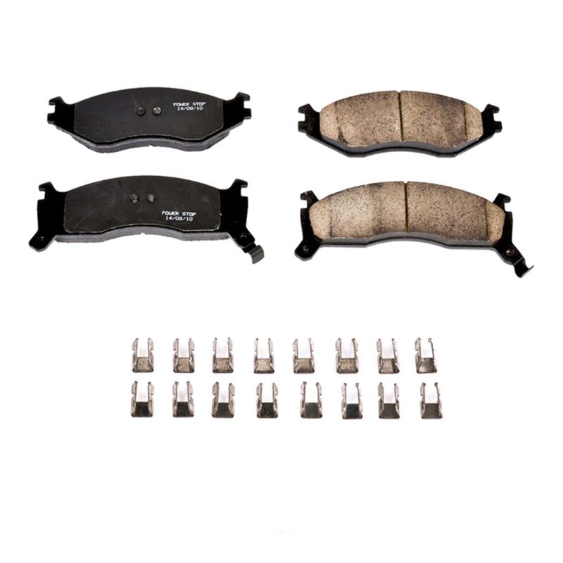 PowerStop Power Stop 92-93 Chrysler Daytona Front Z17 Evolution Ceramic Brake Pads w/Hardware