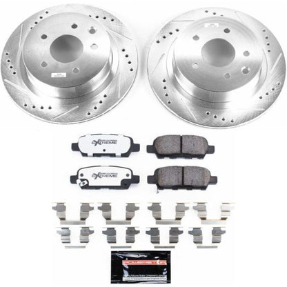 PowerStop Power Stop 14-17 Nissan Juke Rear Z26 Street Warrior Brake Kit