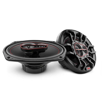DS18 6x9in 60 Watts RMS 4 ohm 3-Way Coaxial Speaker System Universal Fit