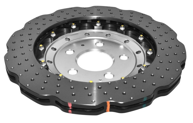 DBA 16-19 Audi R8 Iron Rotor Front 5000 Series Drilled Rotor w/Silver Hat
