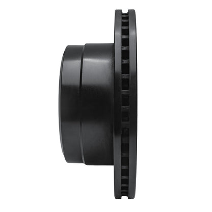 R1 Concepts R1 05-12 Ford F-350 Super Duty 2WD Rear Right Drilled & Slotted Black Brake Rotor
