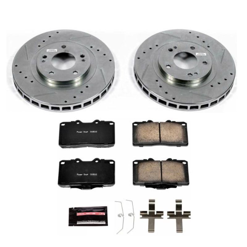 PowerStop Power Stop 91-93 Dodge Stealth Front Z23 Evolution Sport Brake Kit