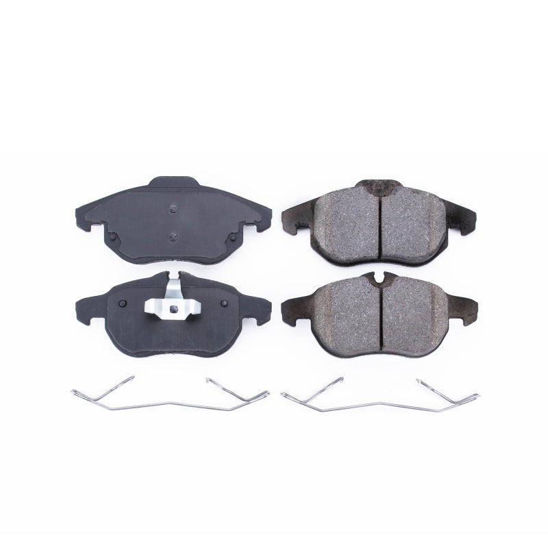 PowerStop Power Stop 03-05 Saab 9-3 Front Z17 Evolution Ceramic Brake Pads w/Hardware