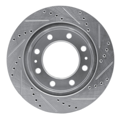 R1 Concepts R1 73-79 Ford F-250 2WD (Excl Super Duty) Front Left Drilled & Slotted Silver Brake Rotor
