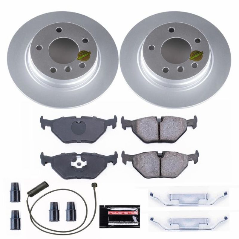 PowerStop Power Stop 92-98 BMW 318i Rear Z23 Evolution Sport Coated Brake Kit