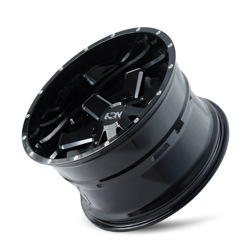 ION Wheels ION Type 141 20x9 / 5x150 BP / 0mm Offset / 110mm Hub Gloss Black Milled Wheel