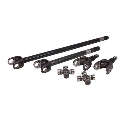 Yukon Gear & Axle USA Standard 4340 Chrome-Moly Axle Kit For TJ/XJ/YJ/WJ/Zj Front / Dana 30 / 27 Spline w/Super Joints