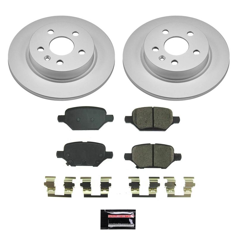 PowerStop Power Stop 18-20 Buick Encore Rear Z17 Evolution Geomet Coated Brake Kit