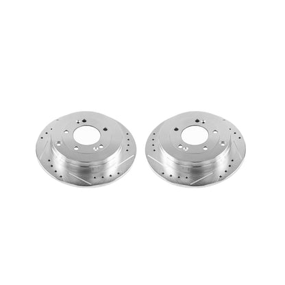 PowerStop Power Stop 06-09 Hyundai Azera Rear Evolution Drilled & Slotted Rotors - Pair