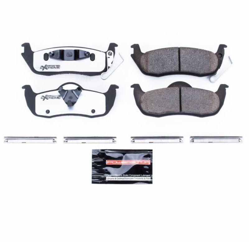 PowerStop Power Stop 06-10 Jeep Commander Rear Z26 Extreme Street Brake Pads w/Hardware