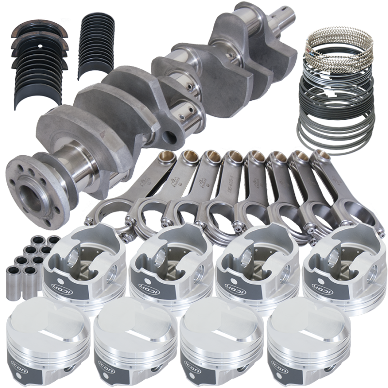 Eagle Chevy 454 4.000in Crank 6.135in H-Beam 43cc Dome 4.320in Pistons Rotating Assembly